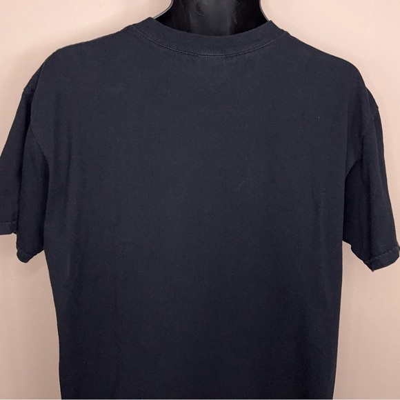 RARE LARGE ARMY OF DARKNESS TEE MENS SHORT SLEEVE BLACK COTTON ORANGE GRAPHIC - Picture 8 of 11